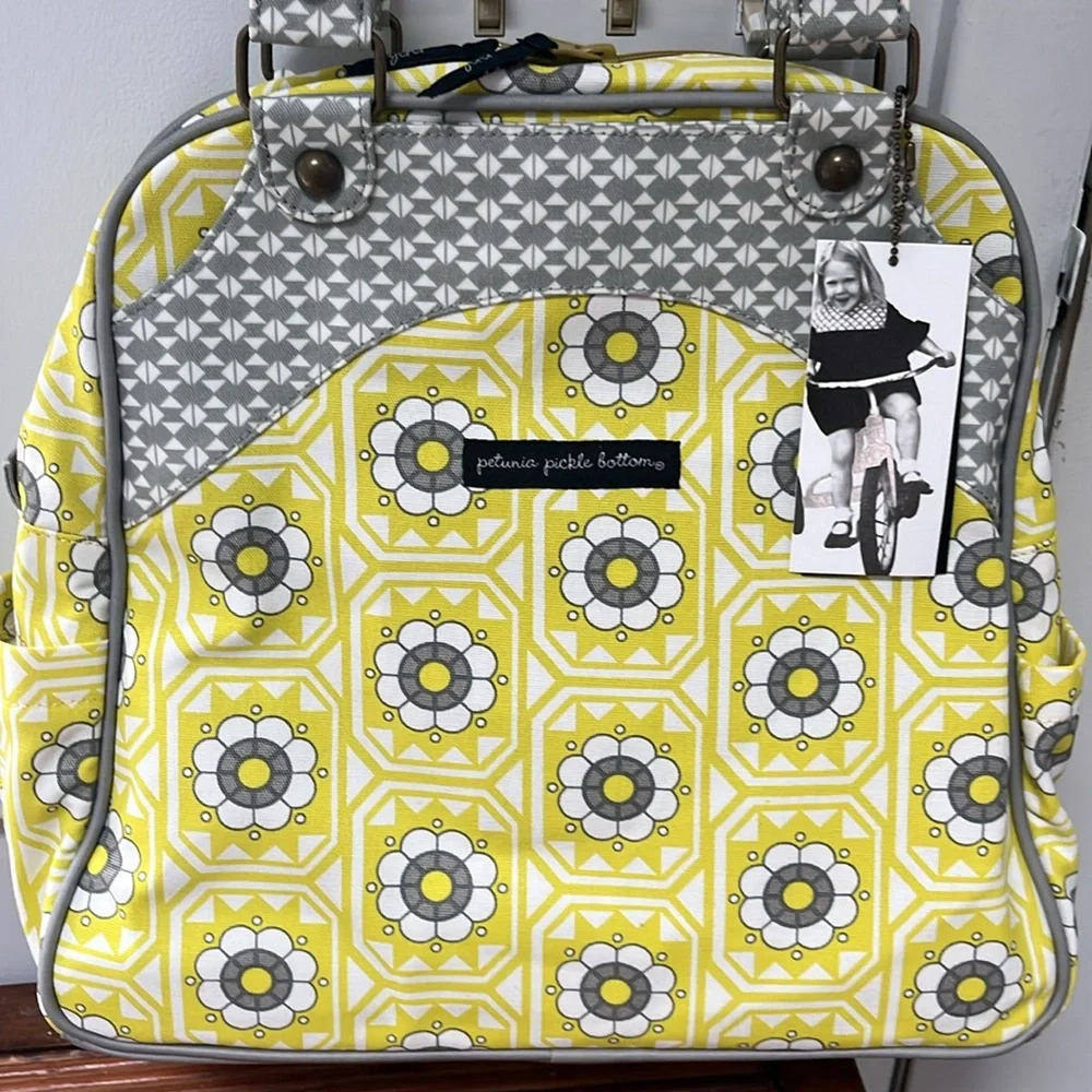 Petunia Pickle Bottom Succulent Garden Sashay Satchel Diaper Bag,NWT